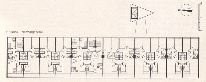 plan regulier (source: Interbau Berlin 1957. Amtlicher Katalog)